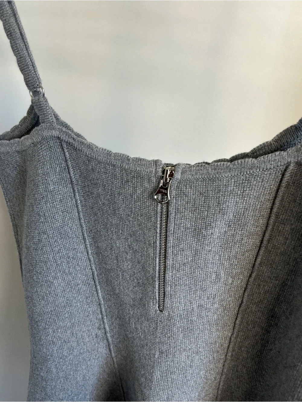 Fleur du Mal Heather Gray Ribbed Knit Cami - Picture 5 of 5